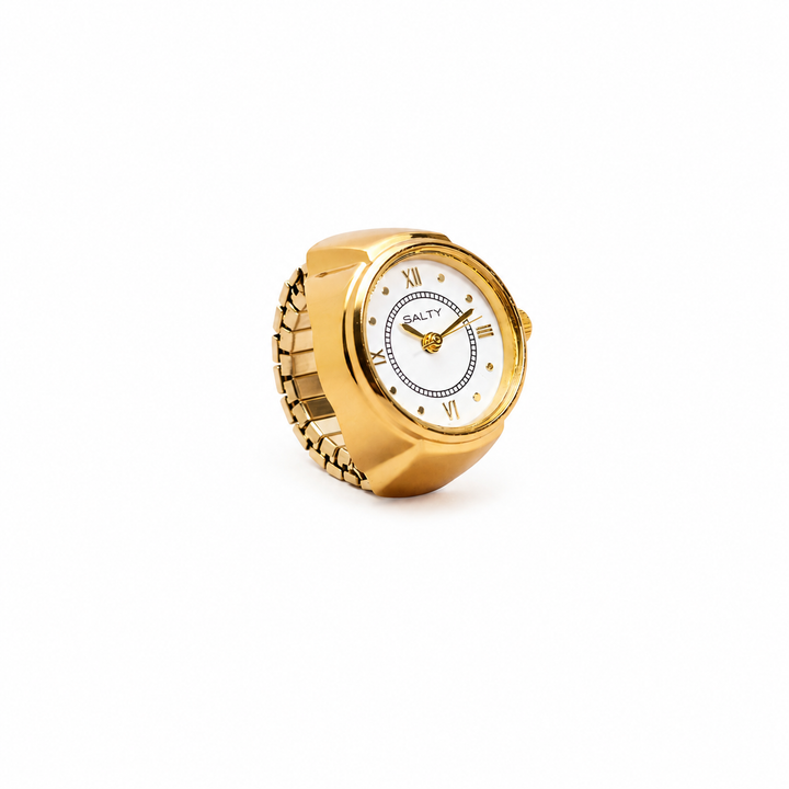 Girl Boss Salty Watch Ring - Gold