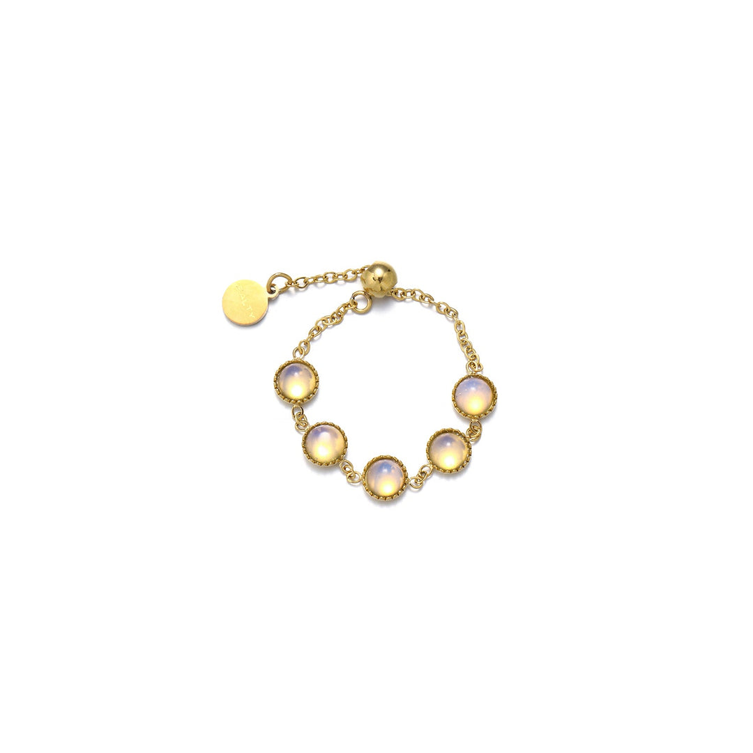 Opalescent Chain Ring - Salty Accessories