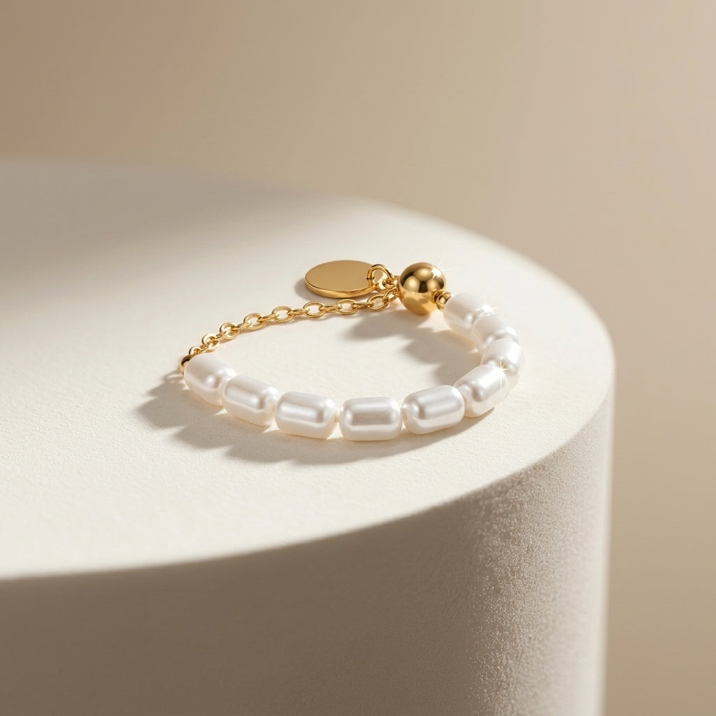 Pearlescent Chain Ring