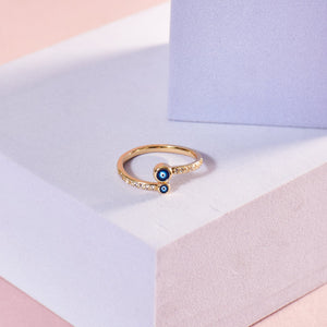 Amor Evil Eye Ring - Salty Accessories