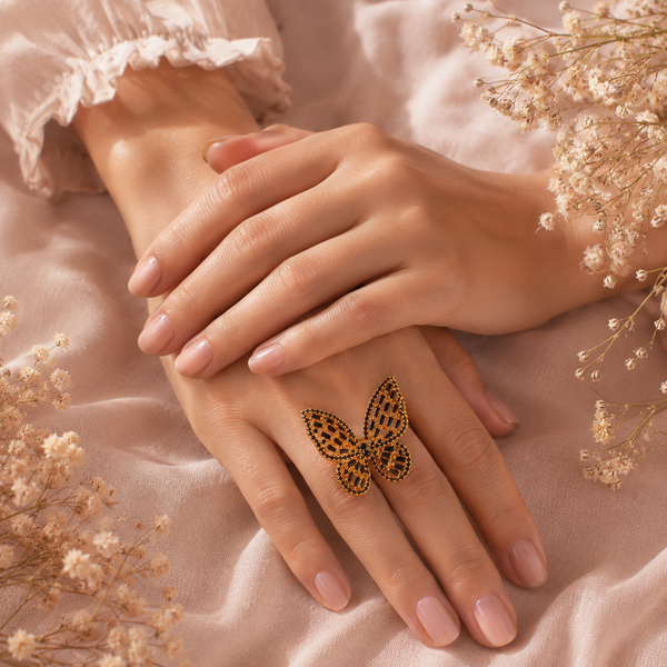 Serene Butterfly Bliss Ring