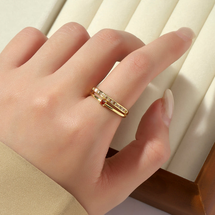 Firelight Elegance Ring - Salty Accessories