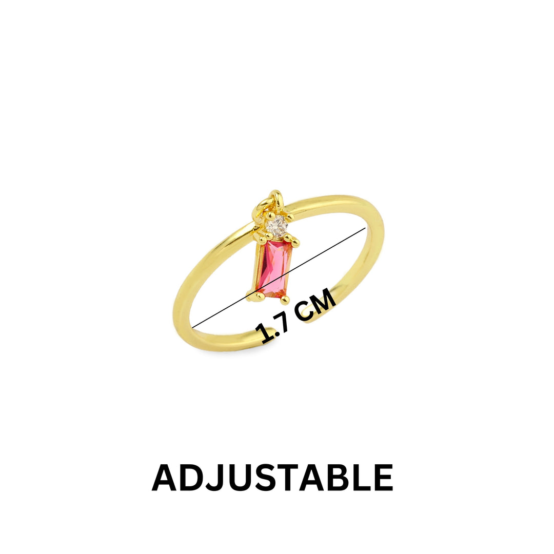 Ruby Tassel Ring - Salty Accessories