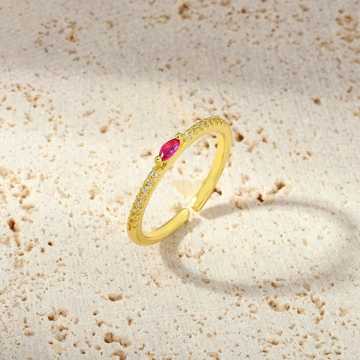 Petunia Ring - Crimson