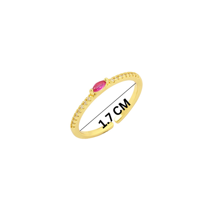 Petunia Ring - Crimson