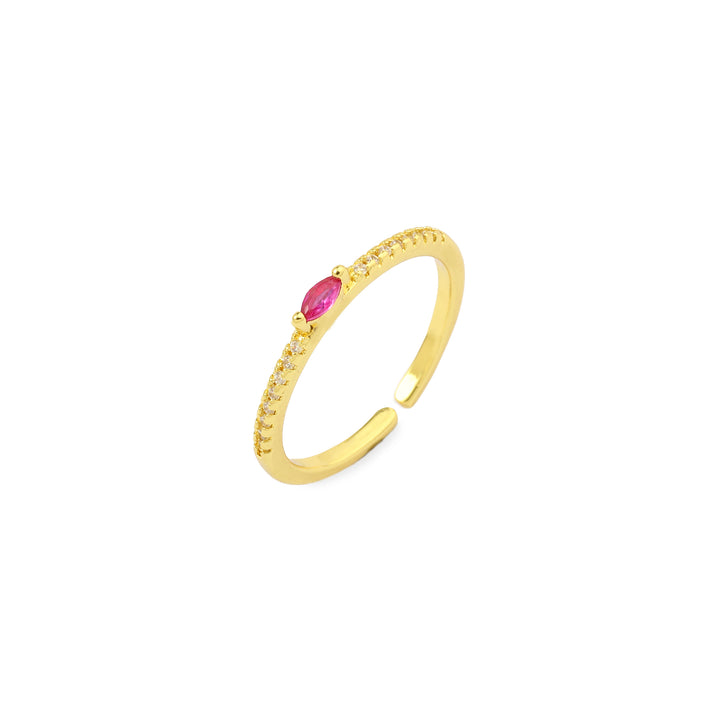Petunia Ring - Crimson