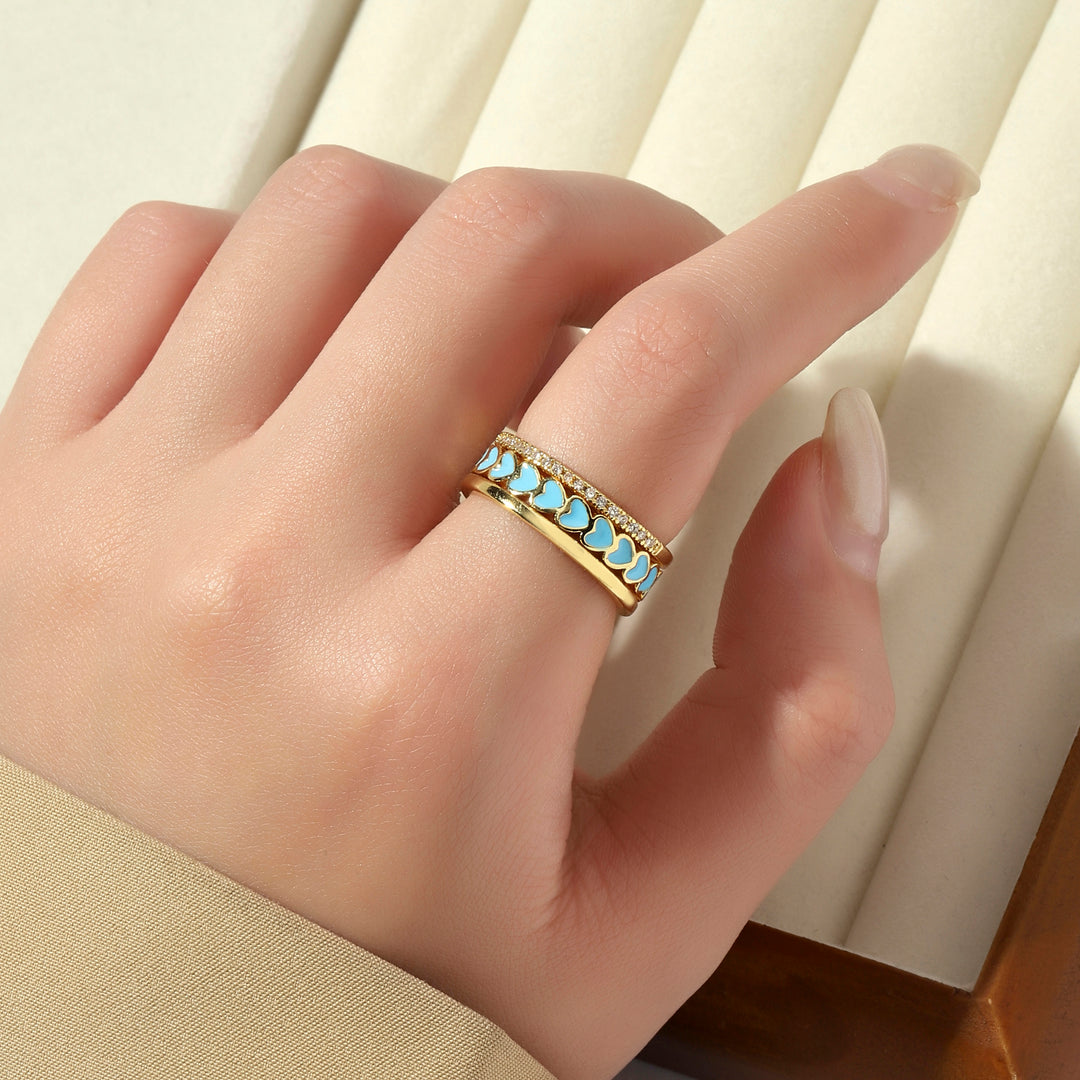 Tint Tango Ring - Soft Blue - Salty Accessories