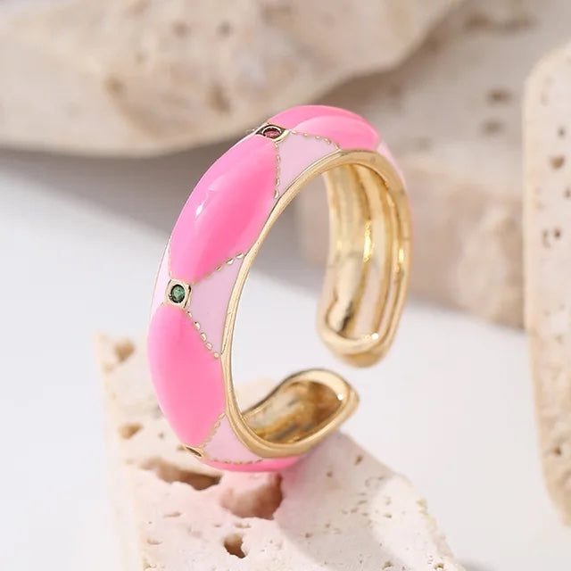 Strawberry Sorbet Ring - Salty Accessories