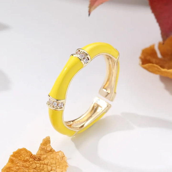 Honeyed Love Ring - Yellow