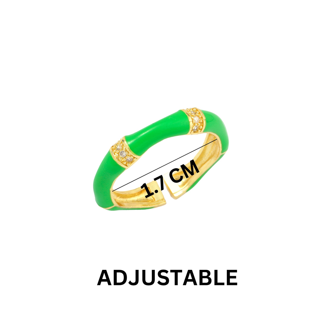 Honeyed Love Ring - Green - Salty Accessories