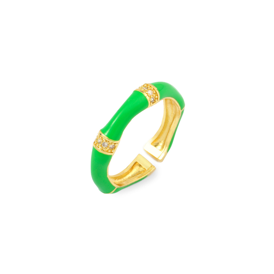 Honeyed Love Ring - Green