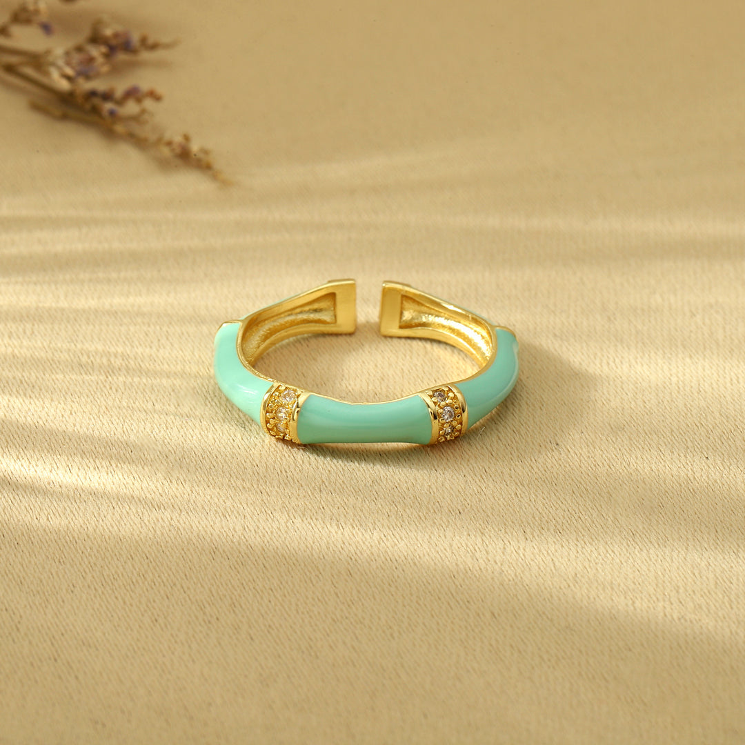 Honeyed Love Ring - Blue - Salty Accessories