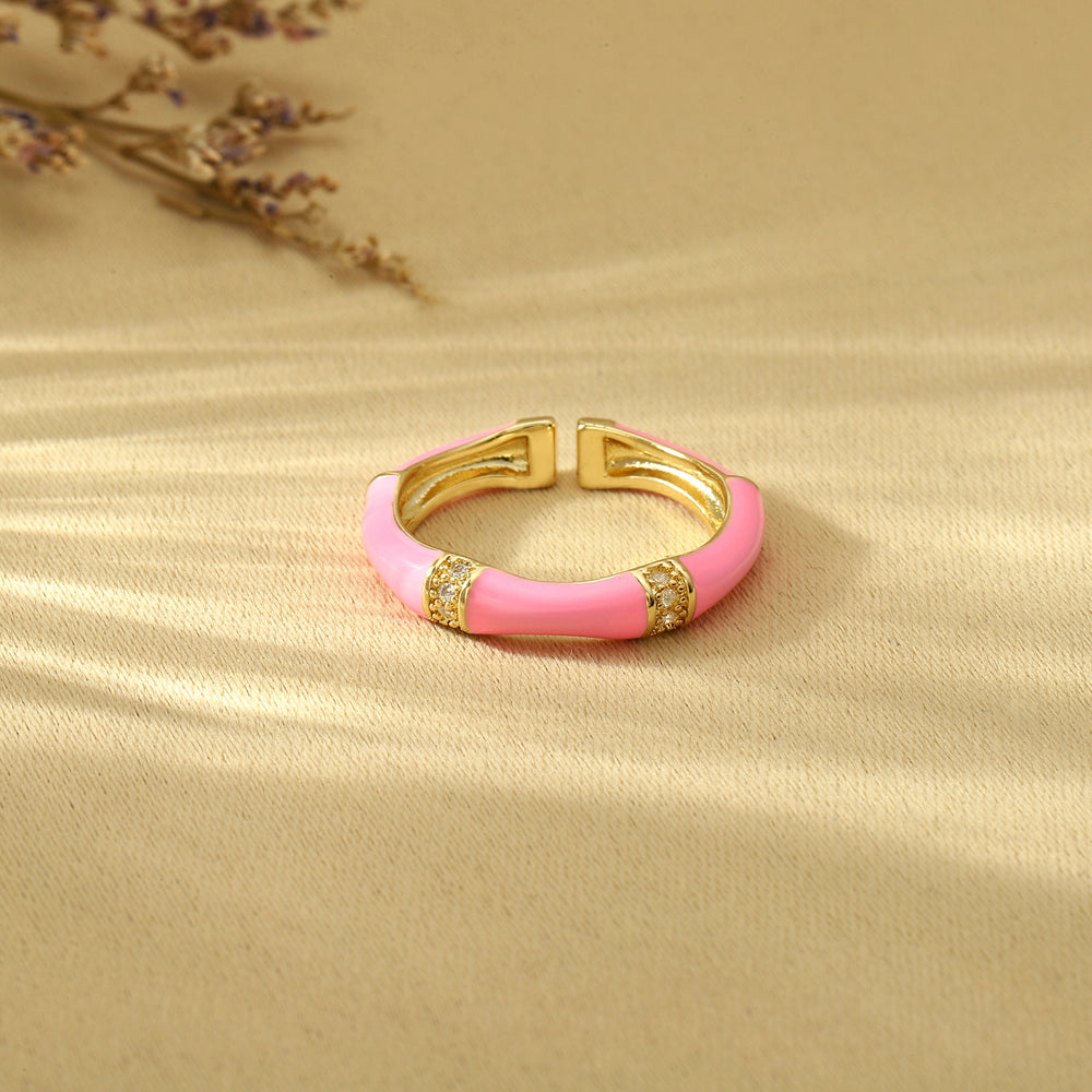 Honeyed Love Ring - Pink - Salty Accessories