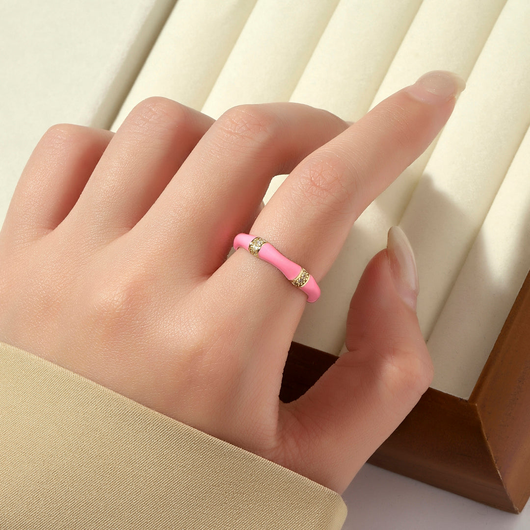 Honeyed Love Ring - Pink - Salty Accessories