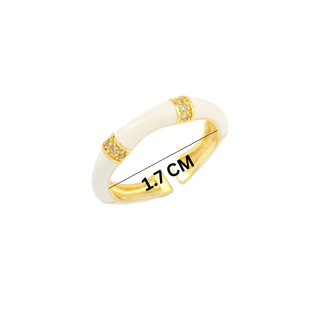 Honeyed Love Ring - White - Salty Accessories