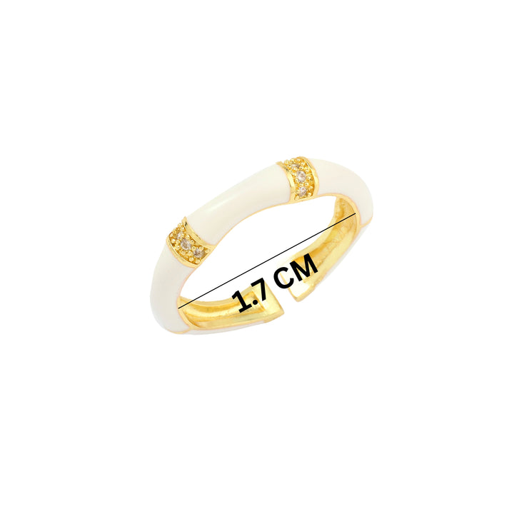 Honeyed Love Ring - White - Salty Accessories