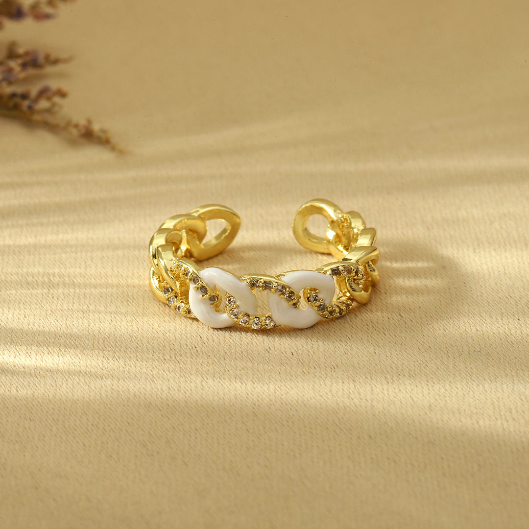 Forever Love Diamond Ring - White - Salty Accessories