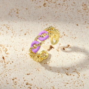 Forever Love Diamond Ring - Lilac