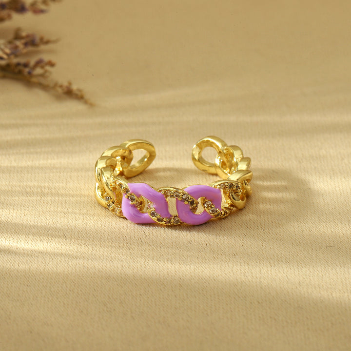 Forever Love Diamond Ring - Lilac - Salty Accessories