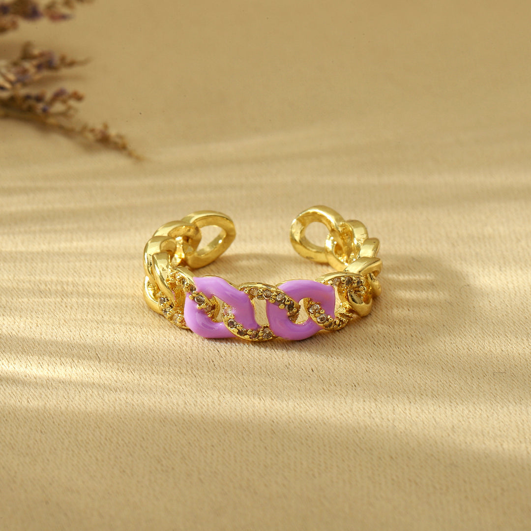 Forever Love Diamond Ring - Lilac