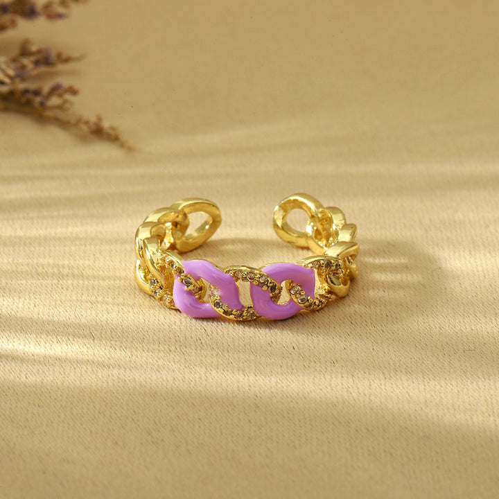 Forever Love Diamond Ring - Lilac