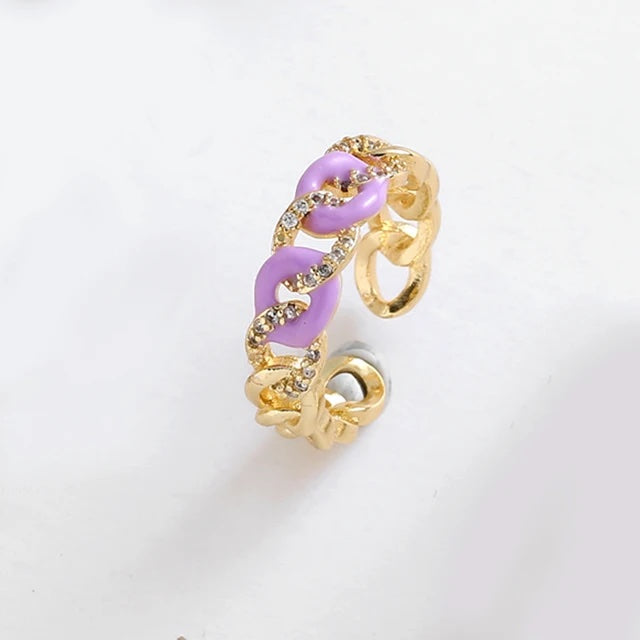 Forever Love Diamond Ring - Lilac - Salty Accessories