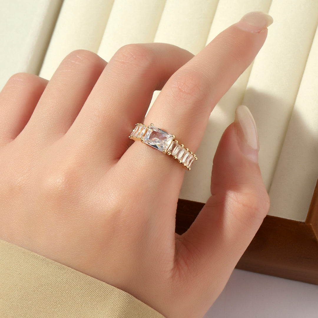 Adeline Solitaire Ring - Salty Accessories