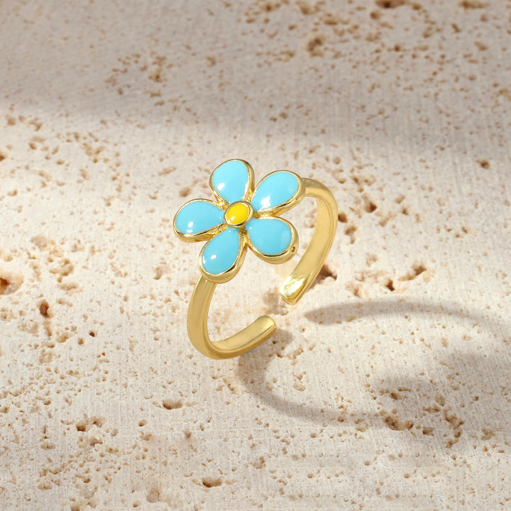 Blue Bud Ring - Salty Accessories