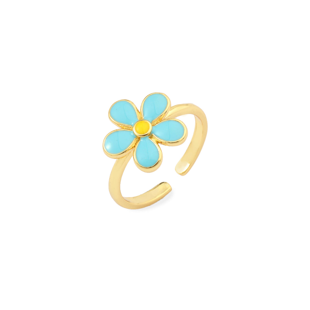 Blue Bud Ring - Salty Accessories