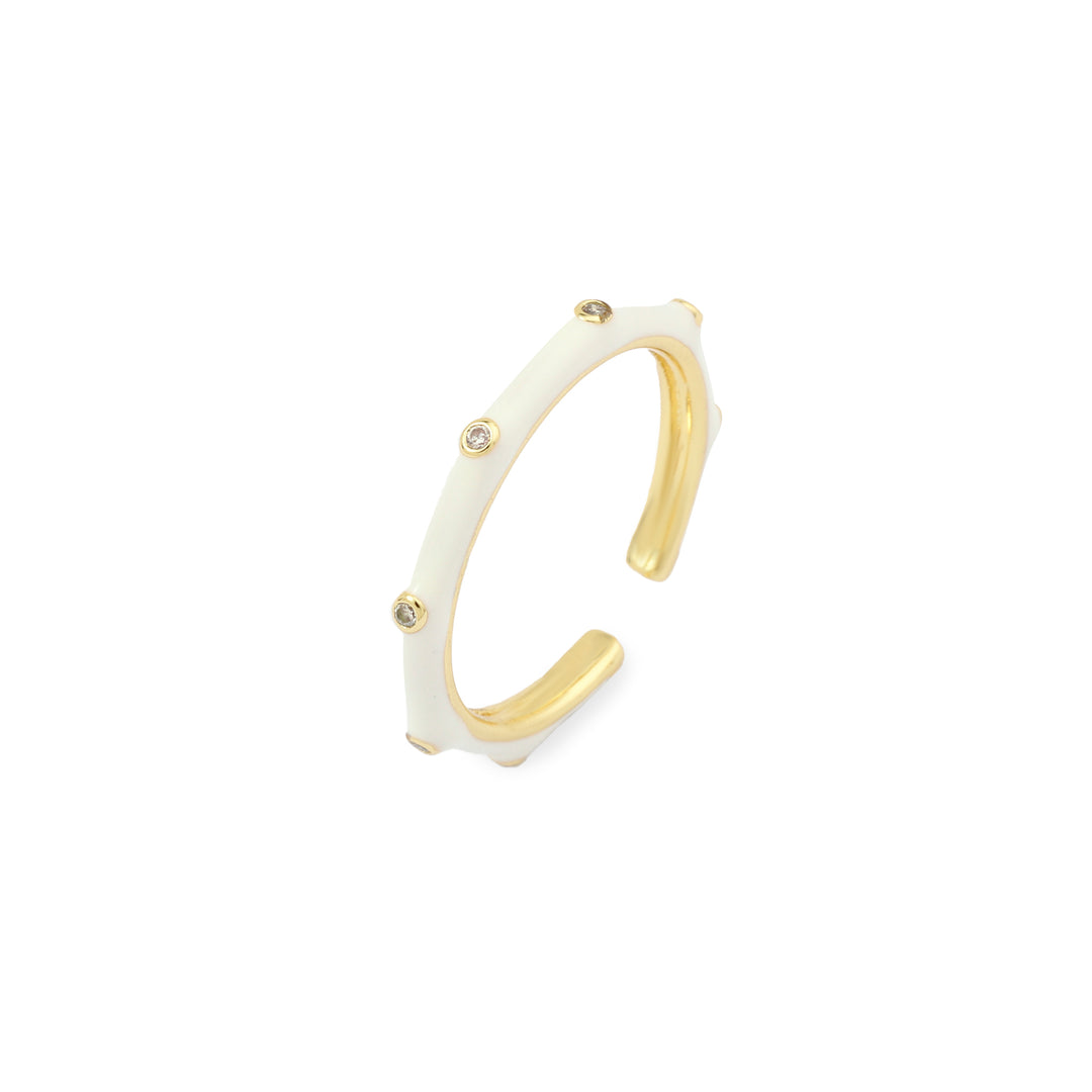 Sinister Splendor Ring - White