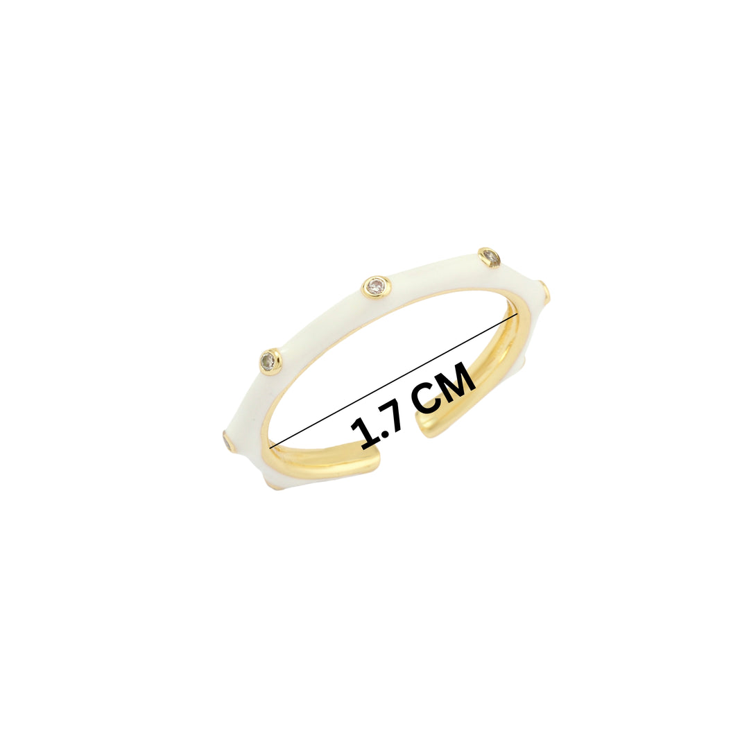 Sinister Splendor Ring - White