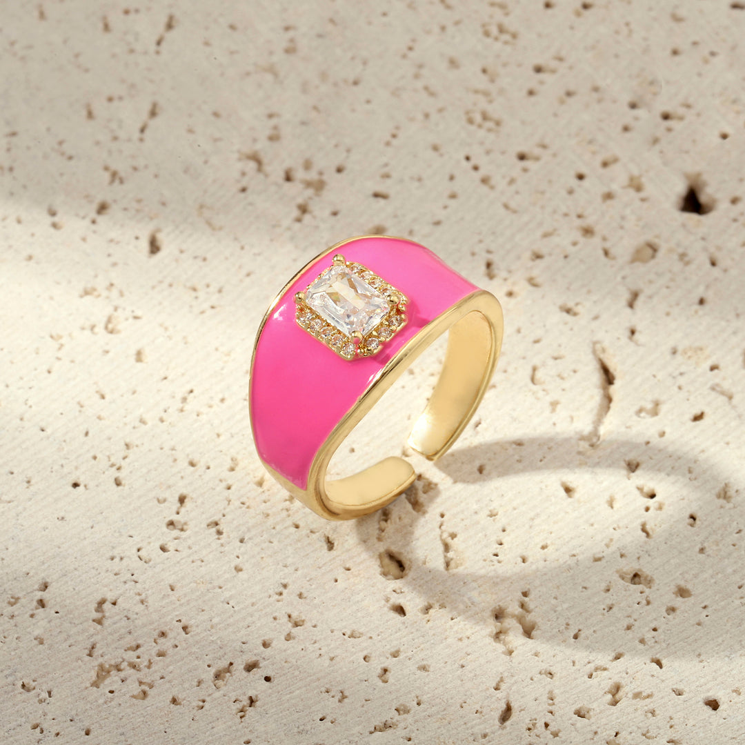 Bold Pink Ring - Salty Accessories