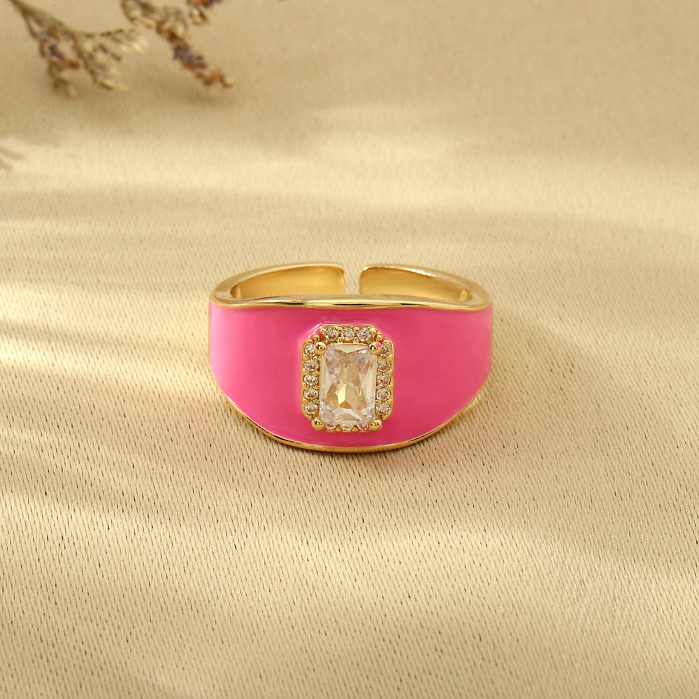 Bold Pink Ring - Salty Accessories