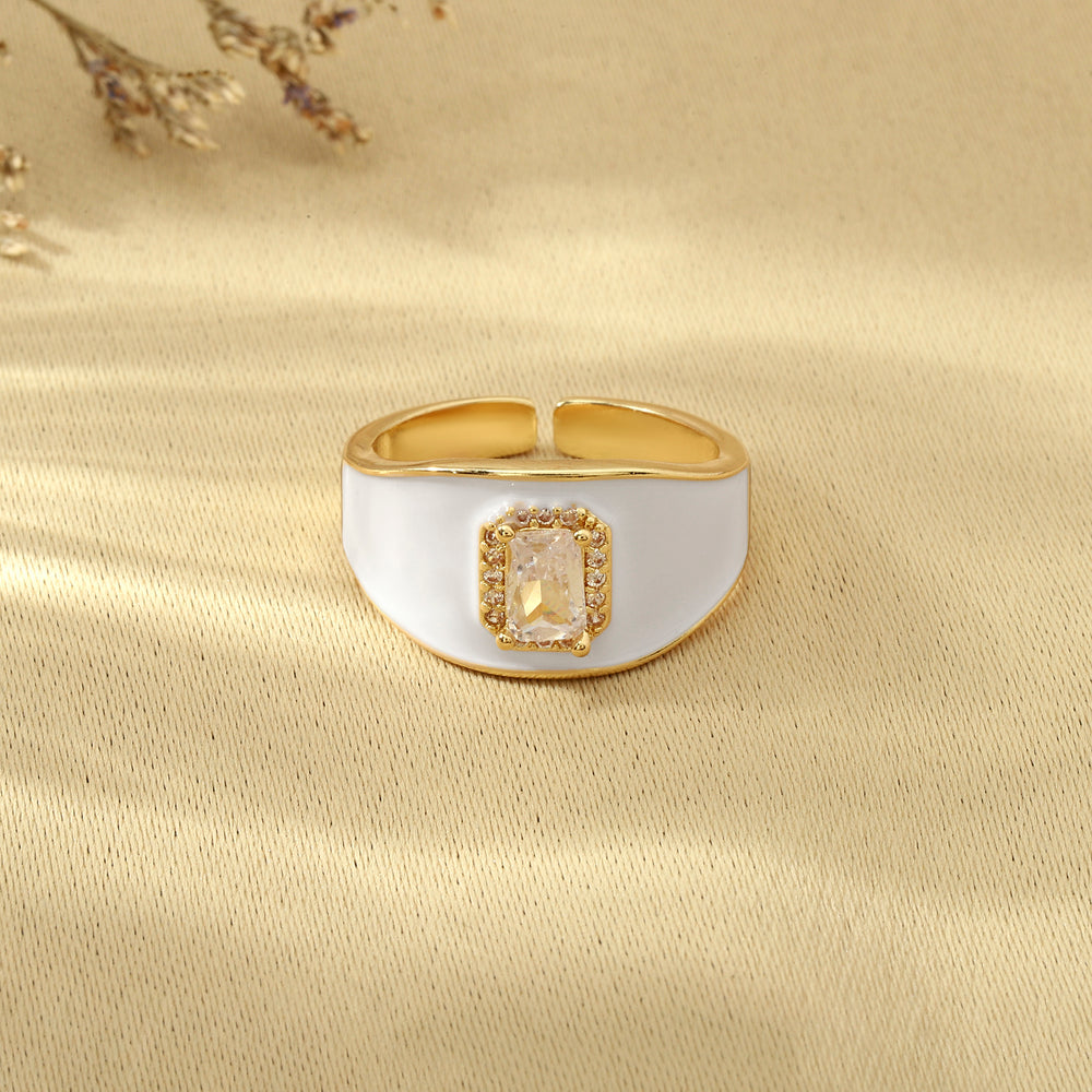 Bold White Ring - Salty Accessories