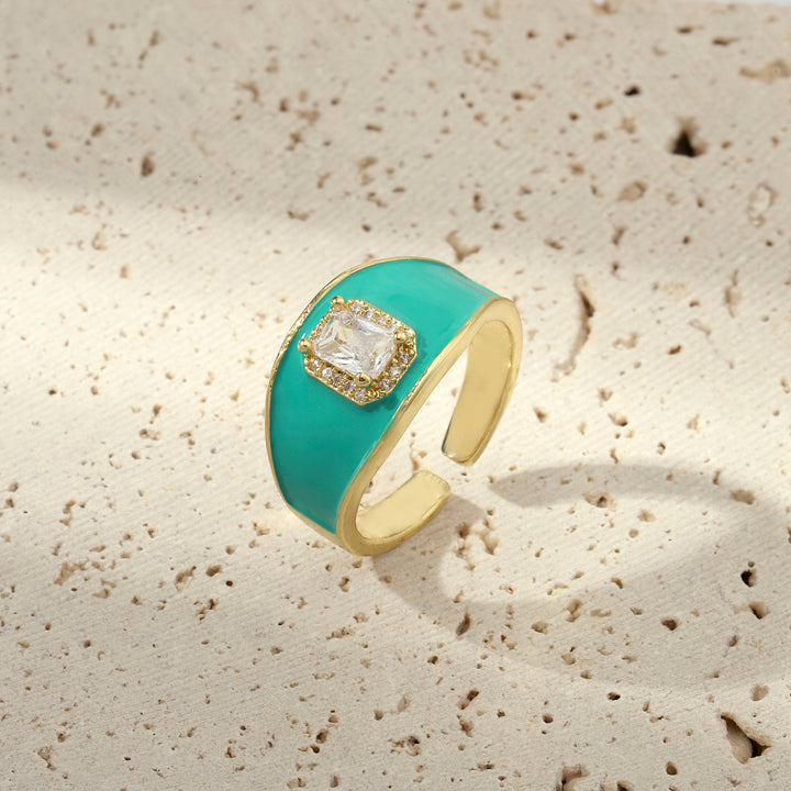 Bold Green Ring - Salty Accessories