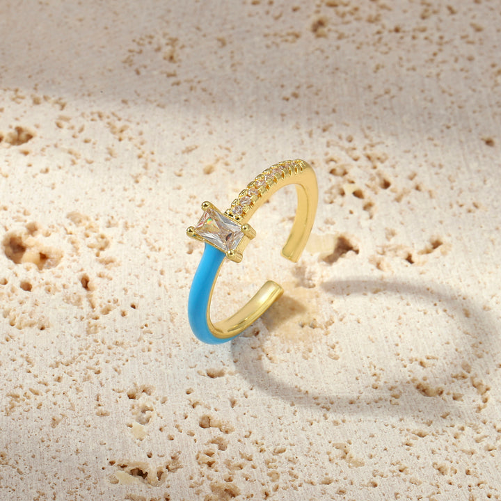 Chroma Sparkle Ring - Blue - Salty Accessories