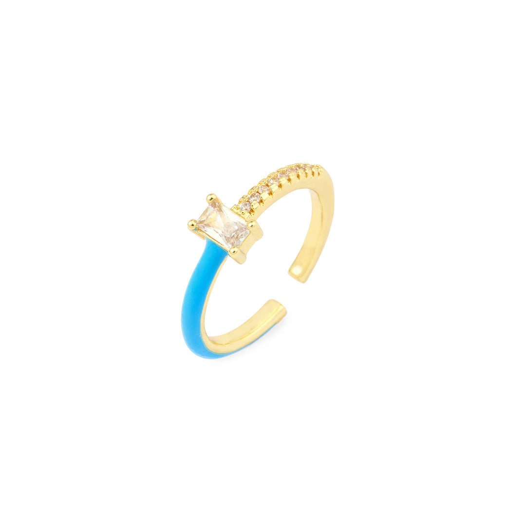 Chroma Sparkle Ring - Blue - Salty Accessories