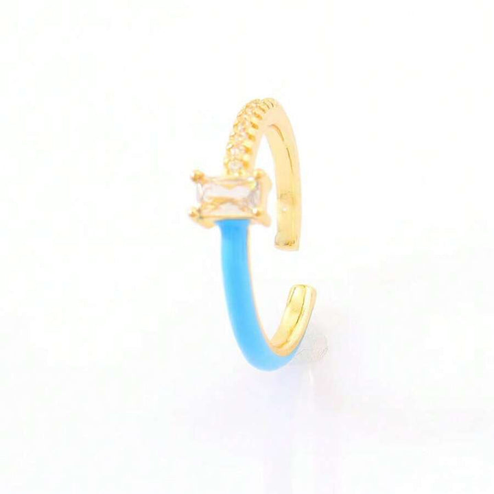 Chroma Sparkle Ring - Blue - Salty Accessories