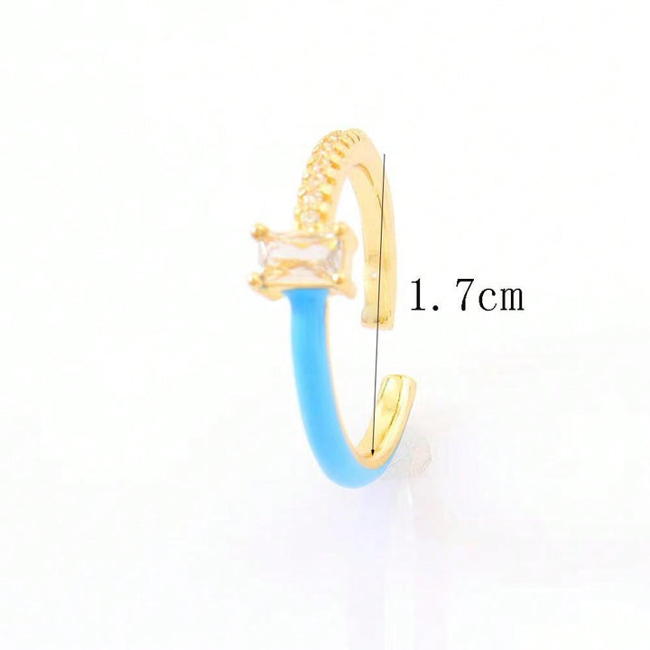 Chroma Sparkle Ring - Blue - Salty Accessories