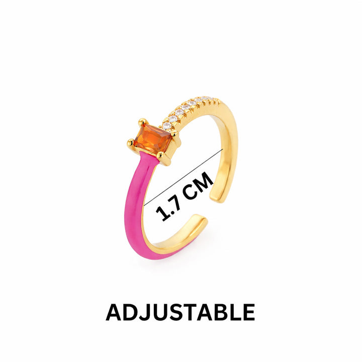 Chroma Sparkle Ring - Dark Pink | Salty