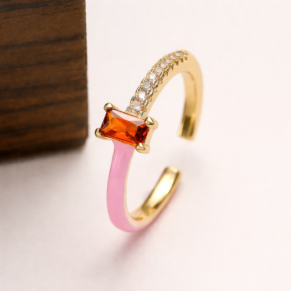 Chroma Sparkle Ring - Light Pink