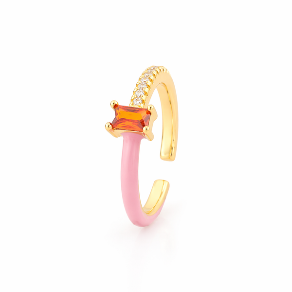 Chroma Sparkle Ring - Light Pink