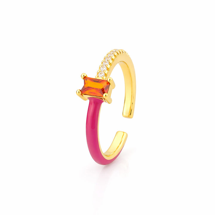 Chroma Sparkle Ring - Dark Pink | Salty