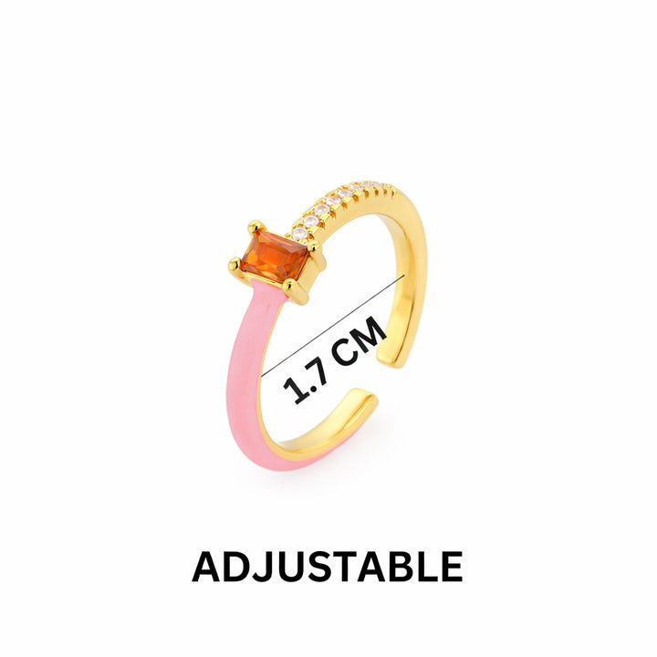 Chroma Sparkle Ring - Light Pink