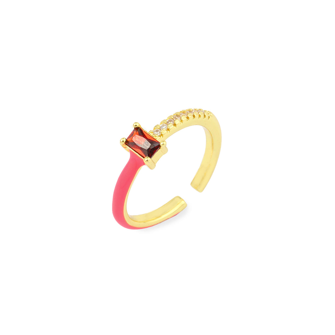 Chroma Sparkle Ring - Red