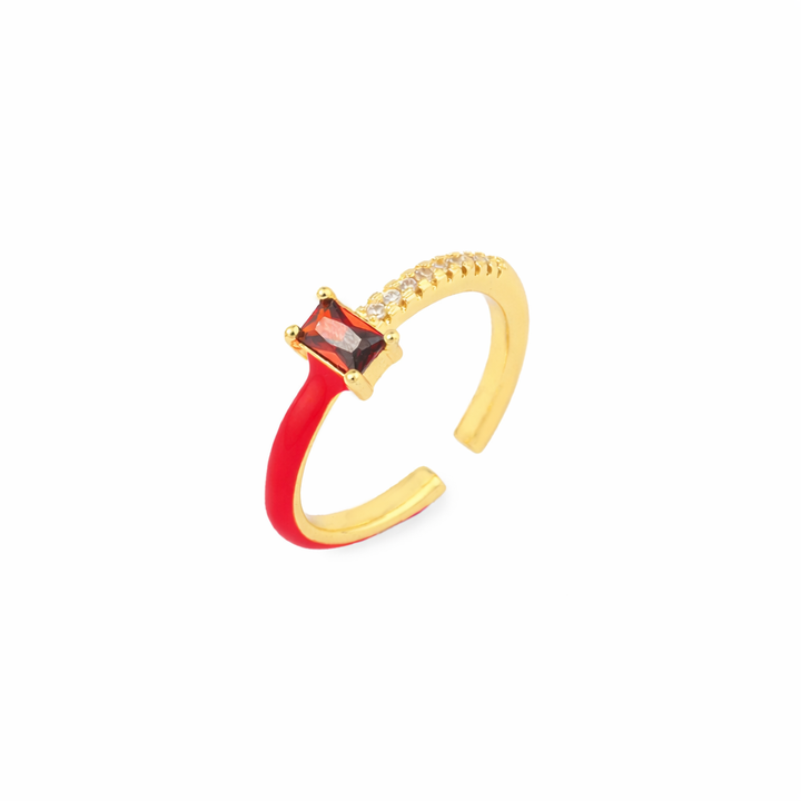 Chroma Sparkle Ring - Red