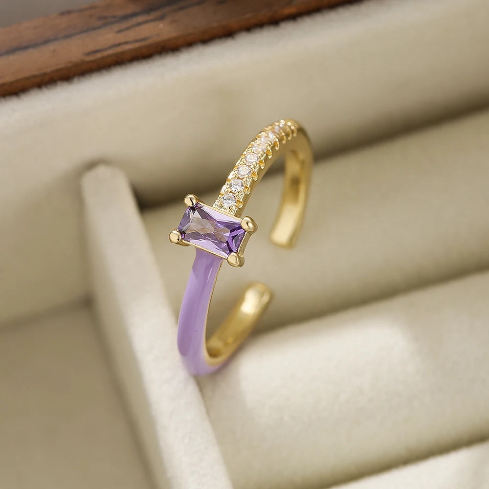 Chroma Sparkle Ring - Lilac - Salty Accessories