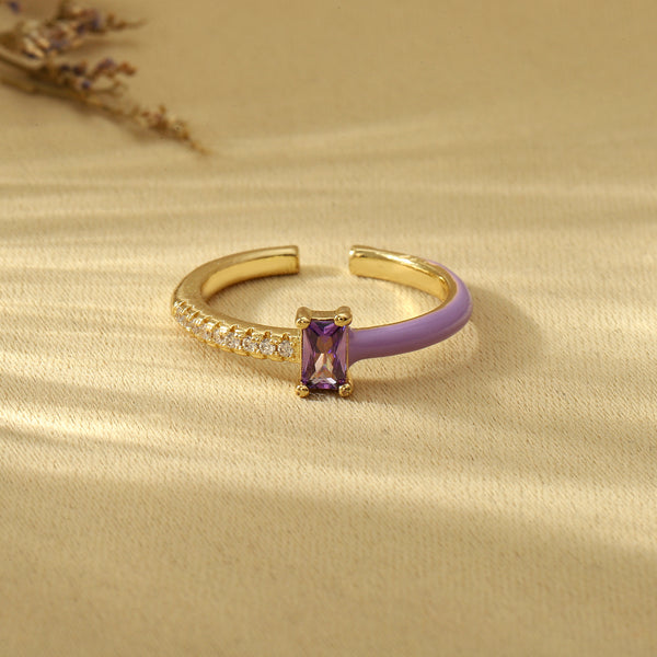 Chroma Sparkle Ring - Lilac