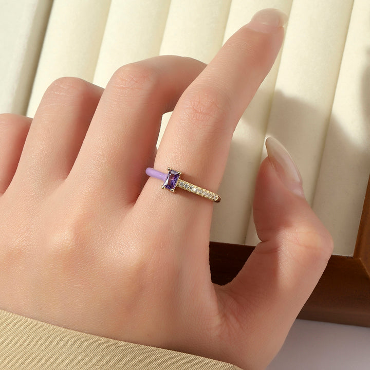 Chroma Sparkle Ring - Lilac - Salty Accessories