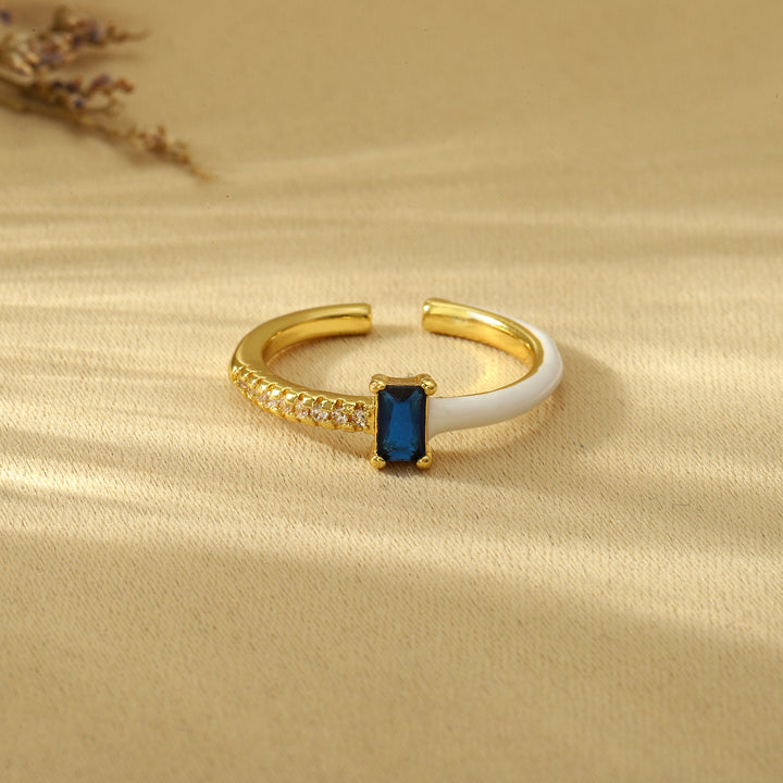 Chroma Sparkle Ring - White - Salty Accessories